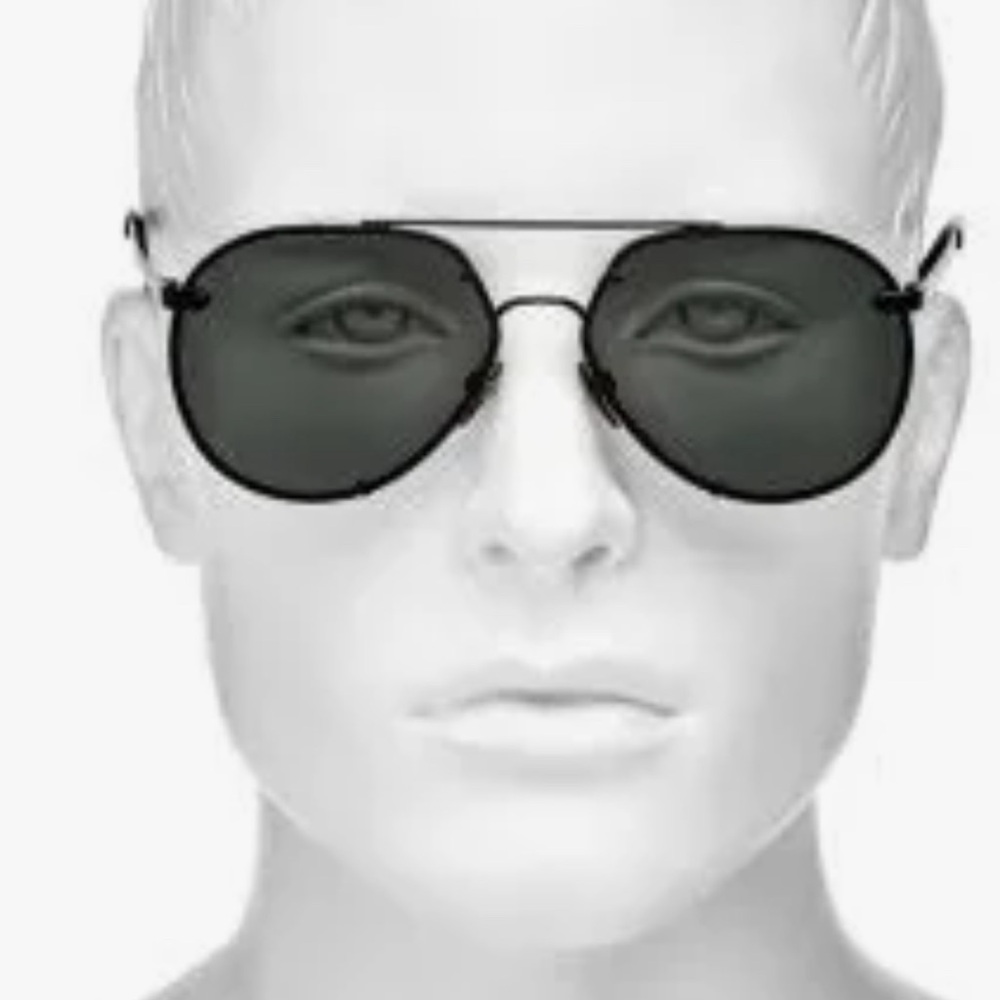 Authentic men’s Burberry aviator style sunglasses